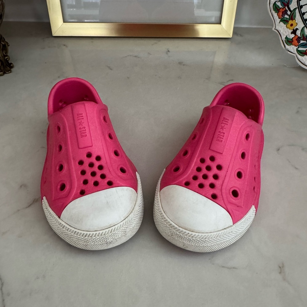 Clearance Chuck Taylor Converse All Star Play Lite CX Girls Pink&White Size 7